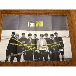 Stray Kids large poster SKZ KPOP I Am Who 2018 20 x 30 caution tape JYP IRIVER